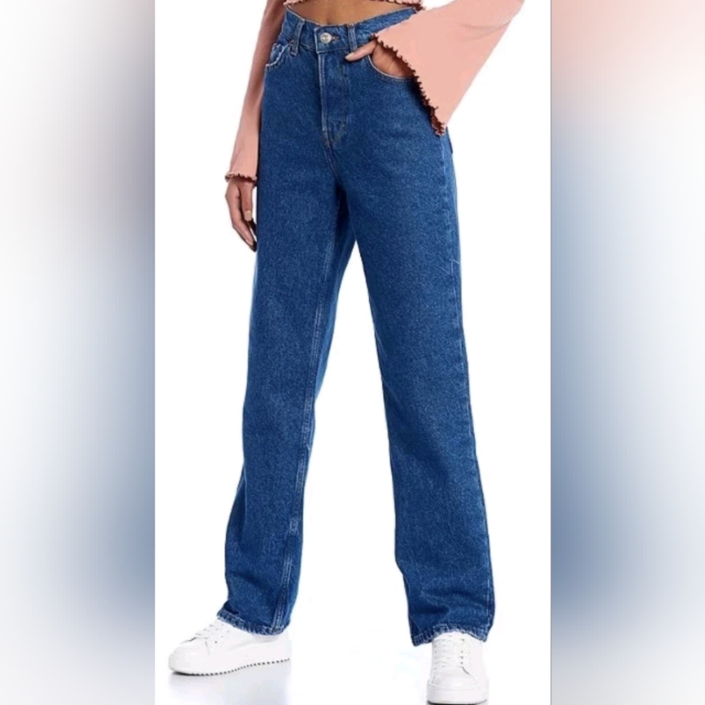 BDG Urban Outfitters Mid Rise Straight Leg Jeans Blue Women's Size W29 L32